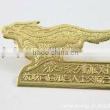 Fashion Scutcheon Customized Company Logo Nameplate Work Number Card With Pin