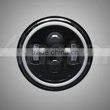 7Inch Round LED Headlights Halo Angle Eyes For Jeep Wrangler LED Driving Light LED High Beam Low Beam Offroad Lighting for Jeep Quality Choice thumbnail-4