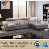 high quality modern leather pearly-lustre leather sofa