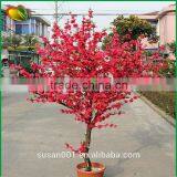 Home Decor Artificial Cherry Tree Bonsai Plastic Artifcial Cherry Blossom Tree thumbnail-1