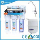 6 Stage RO Water Filter System OEM Reverse Osmosis Systems With UV Sterilizer for Drinking Water
