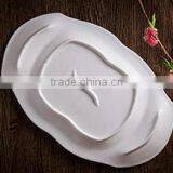 Porcelain Dinner White Oval Plate and Dish for Wedding thumbnail-2