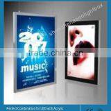 Extreme Slim Flat Aluminium Snap Frame LED Sign Board
