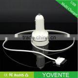 High Quality Standard Fast Delivery Promotional Usb Mini Car Charger Multi Port With Cable thumbnail-1