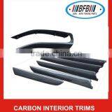 CARBON FIBER INTERIOR TRIM COMPLETE 6 PCS SET GENUINE OEM FOR AUDI A4 B8 2008-2012 thumbnail-1