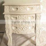 Antique Reproduction Rococo Furniture - Wood Bedside Table - Indonesia Furniture thumbnail-1
