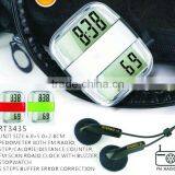 Pedometer With FM Radio