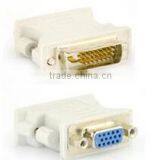 DVI-I to VGA Adapter White Color Top Quality