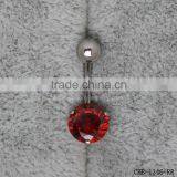 Fashion Jewelry Multi-shape Gem Wholesale 316L Stainless Steel Belly Ring thumbnail-5