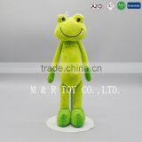 New Design Green Stuffed Plush Frog Toys for Birthday Gifts thumbnail-1