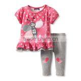 Fashion Style Oem 2pcs European Summer Girl Clothing Set thumbnail-6