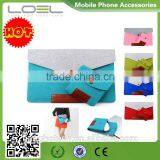 2016 New Hot Selling Wool Felt+ PU Laptop Sleeve Bags With Mouse Bag for Apple Macbook Air Pro , Pro Retina 11" 13.3" 15.4" thumbnail-1