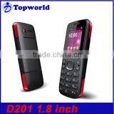 Spreadtrum D201 1.8 Inch Mobile Phone Dual Sim Cards FM Radio 0.3MP Camera GPRS Bluetooth thumbnail-1