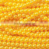 Wholesale Connecting 6mm Immitation Pearl ABS Plastic Round Plastic Beads Chain for Clothing and Christmas Decoration thumbnail-5