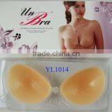 YL1014 strapless invisible silicon bra for wedding dress