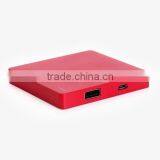 Hoox C10 Mini TI Aviation Aluminum Li-polymer Battery Power Bank 3000mAH for Iphone 6s 6s Plus Samsung s6 Note 4 Smartphones