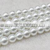 Cheap 14MM White Color Pearl Round Beads for Jewelry Making