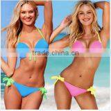 OEM Candy Color Bikini 2016 New Swimwear Swimsuit