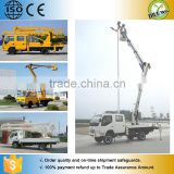 Winter promotion truck mounted man use hydraulic articulated / telescopic arm mobile boom lift