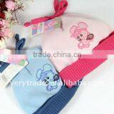 Children's Knitted Earflap Hat thumbnail-1