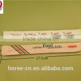 Chinese bamboo one time use chopstick with paper bag