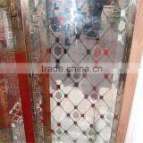 Acid Frosted Titanium Design Mirror