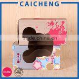 Customized Mug Corrugated Die Cut Window Gift Box