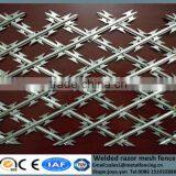 China Metal Enclosure Grills High Security Square Hole Razor Mesh Panels Road Field Fence Wire Dividers With Sharp Razor thumbnail-3