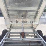 10x5 Hot Dipped Galvanized Tandem Hydraulic Tipping Trailer With Cage Used Farm thumbnail-4