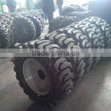 Chinese Good Price 8 Stud Holes 10x16.5 10-16.5 Standard Solid Skid Steer Tires-NO FLAT-Set of 4 thumbnail-4