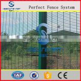 Securifor 358 wholesale barbed wire on top for Ultra 358 mesh security fencing(China manufacture)