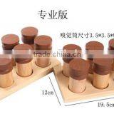 Child Wooden Toys Smell Canister Montessori Teaching Aids thumbnail-6