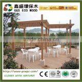 WPC Pergola No Smell Wpc Outdoor Pergola Column thumbnail-1
