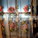 Noble Luxury Design Embroidery Ready Made Curtain With Valance and Sheer Set thumbnail-5