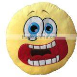 Cheap Wholesale Custom Sew Plush Whatsapp Embroidered Emoji Pillow thumbnail-4