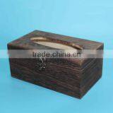 Sycamore Wood Rectangular Wooden Tissue Box, Hotel Home Use Napkin Box thumbnail-1