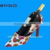 2014 New Fashion Polyresin Floral Splash High Heel Shoe thumbnail-1