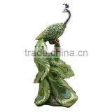 Resin Peafowl Animal Figurine Peacock Home Decoration thumbnail-4