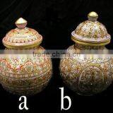 Marble Cremation Urn, Keepsake Urns, Pet Urns, Religious Urns, Antique Marble Urns, Urns for Human Ashes, Memorial Urns thumbnail-1