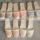 Indoor Salon Handicraft Natural Material Bulrush Straw Slipper thumbnail-1