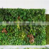 Home and outdoor decoration synthetic cheap 1m x 1m artificial vertical green grass wall E08 04C02