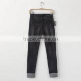 2017 OEM Casual Ripped Women Denim Pants L6983 Simple Style thumbnail-2