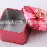 Square Metal With Rose Ribbon/gift Box thumbnail-4