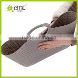 Emc 2017new PE Large Weave Basket for Clothes Plastic Luandry Basket Storage Basket 38L thumbnail-3