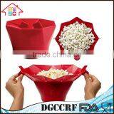 NBRSC Kitchen Foldable Silicone Microwave Popcorn Maker Container Cooking Tool thumbnail-1