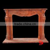 Contracted style Cloudy rosa fireplace mantel