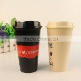 PP Material Wholesale Plastic Reusable Coffee Cups thumbnail-4