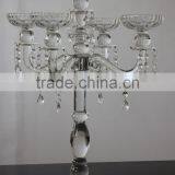 Jingyage Customized Wedding Candelabra With Hanging Crystals thumbnail-1
