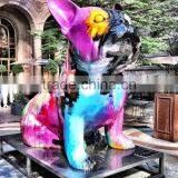 Bronze Foundry Animal Metal Bronze French Bulldog Statue