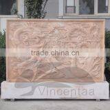 2016 Popular Design Abstract Marble Relief Wall Sculpture With Low Price